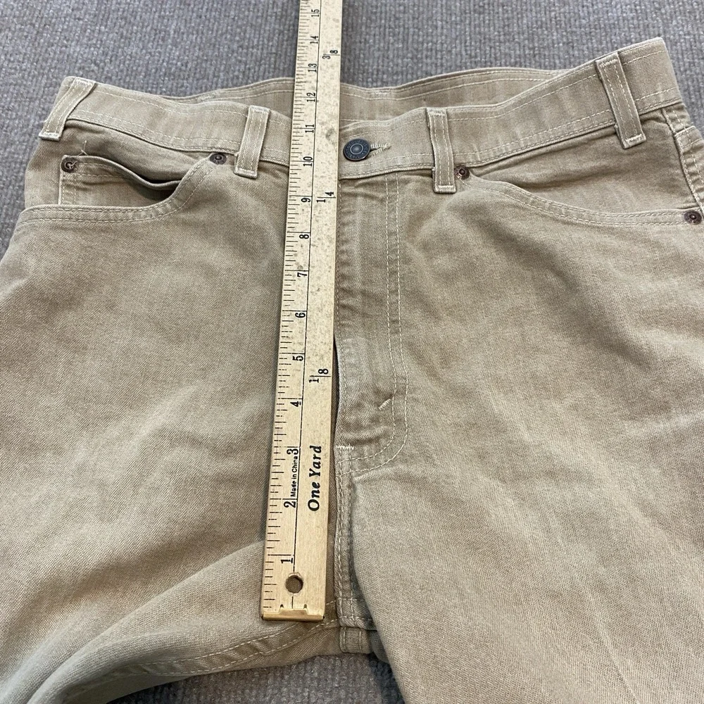 Vintage Levi's Action Jeans Pants Mens 34 Fits 32x30 Beige Khaki Straight 90s